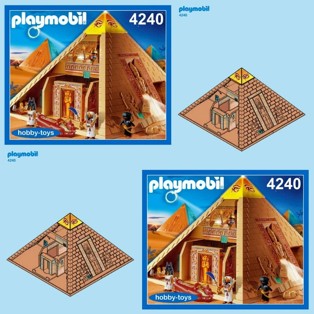 Jeux et Jouets Pyramide égyptienne - Playmobil référence 4240 (pas complète