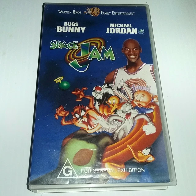 SPACE JAM VHS Warner Bros Video Looney Tunes Michael Jordan VHS