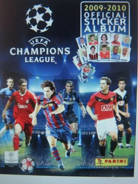 Panini Football Lot De 10 Images Champions League 2009-2010 A Choisir Dans La Li