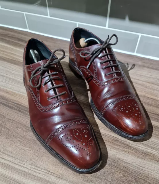 LOAKE ROYAL BROGUE mens full brogue shoes size 10.5 23.00