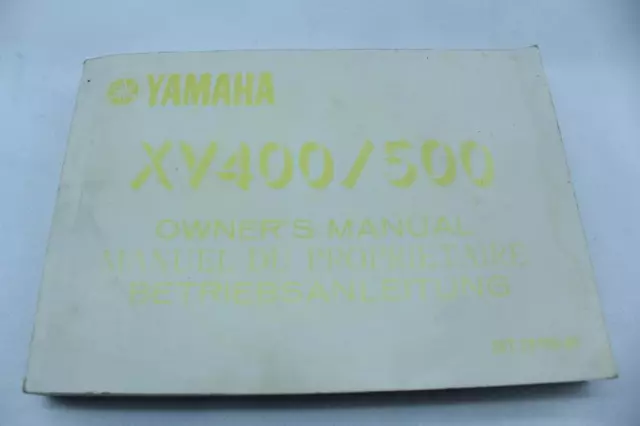 Manuale Utente per moto YAMAHA XV 400 1976 Per 1982