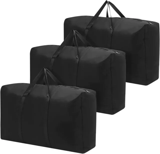 Home Extra Large Storage Bag Waterproof For Outdoor Camping Tent Cushion Black