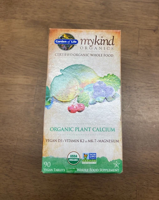 Garden of Life Mykind Organics Organic Plant Calcium - 90 Tablets - EXP 10/24