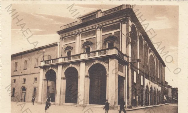 Cartolina Imola Bologna Emilia Romagna Teatro Comunale Memoria Viaggiata 1933
