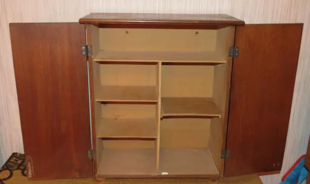 Antiker kleiner Bauernschrank * Bauernmalerei * Schrank * 53 cm hoch * Puppen 2