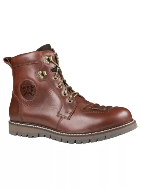 John Doe Motorrad Schuhe / Stiefel Daytona Brown 2