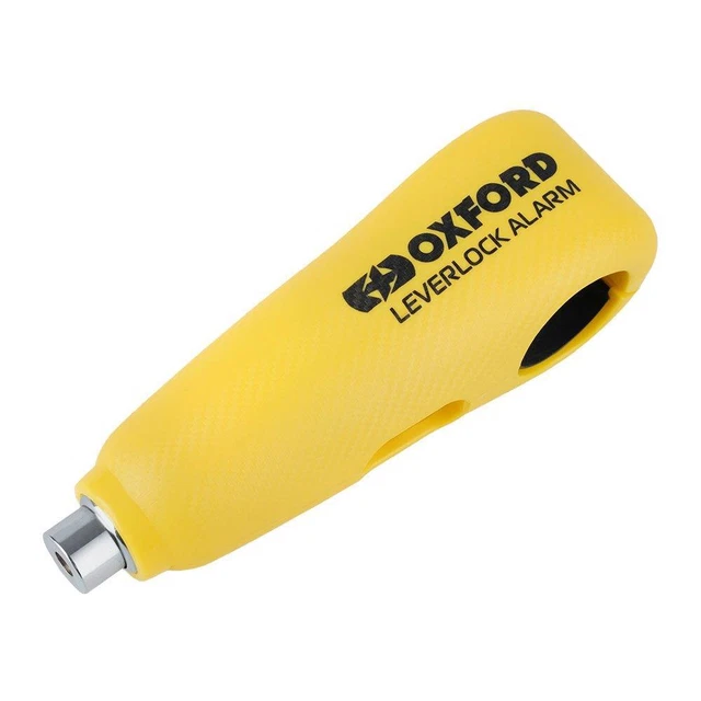Oxford LeverLock leva allarme moto blocco sicurezza moto 120 dB giallo