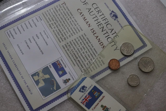 🧭 🇰🇾 Cayman Islands Mint Set With Coa B67 #25