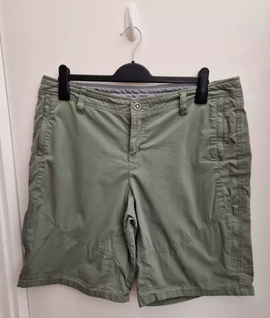 Kuhl Green Shorts UK 16 Hiking Walking Outdoors