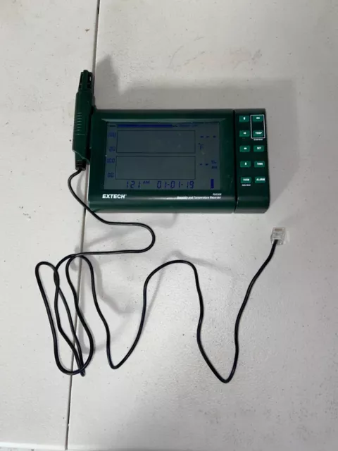 Extech RH520B - Humidity and Temperature Chart Recorder - NEW BATTERIES