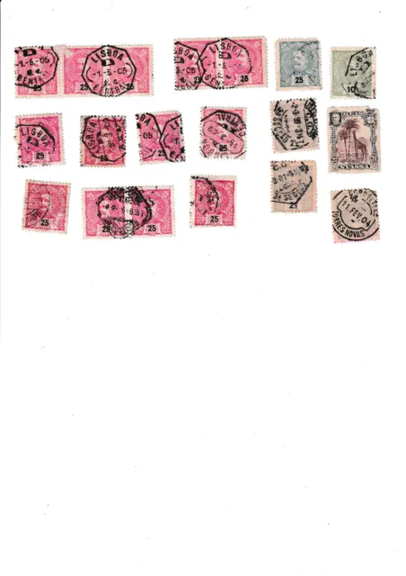 Sammlung Briefmarken Portugal gestempelt
