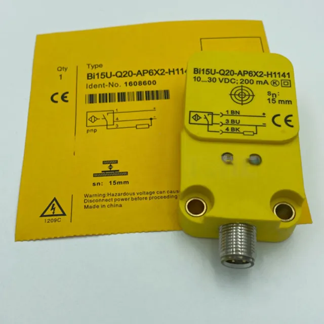 For TURCK BI15U-Q20-AP6X2-H1141 PNP Proximity Switch Sensor