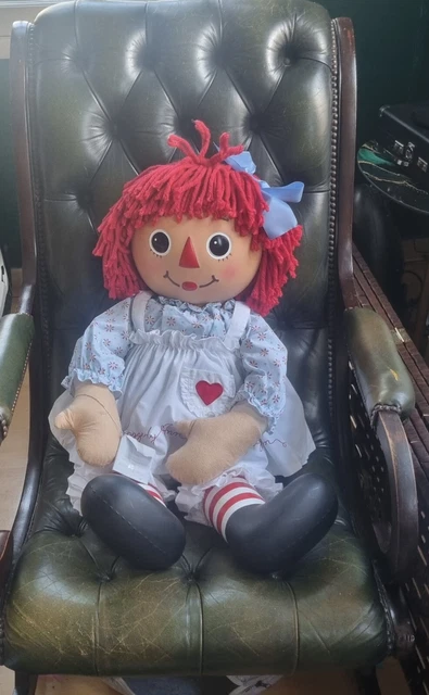 HUGE 32 INCH RAGGEDY ANN RARE DANBURY MINT Doll £75.00 - PicClick UK