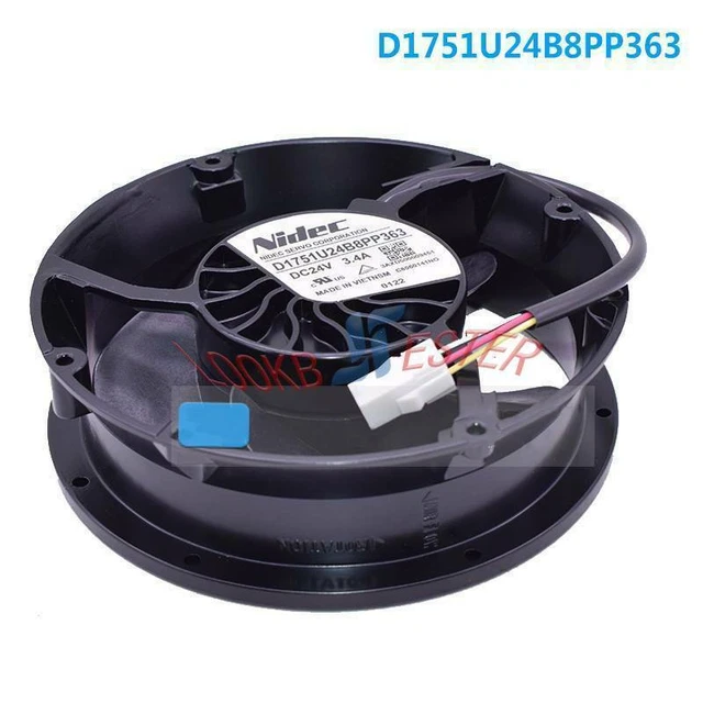 NEW NIDEC D1751U24B8PP363 DC24V 3.4A 172*150*51 Fan