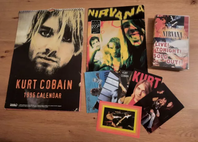 Nirvana Paket (Kalender, Magazin, VHS, Postkarten)