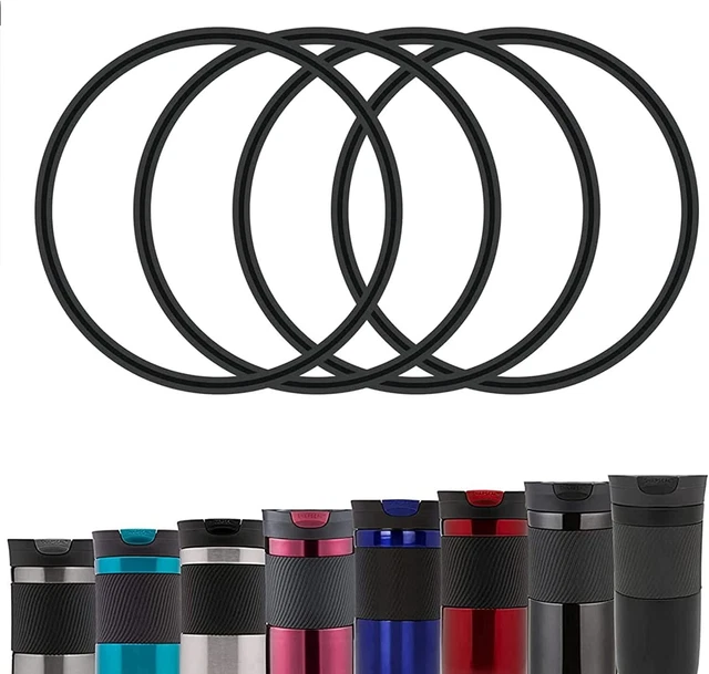 4 Pack Gaskets Compatible with Contigo Snapseal Byron Travel Mug 16oz & 20oz