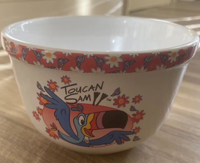 FRUIT LOOPS CEREAL Bowl Toucan Sam Kellogg Company 2004 Collectible