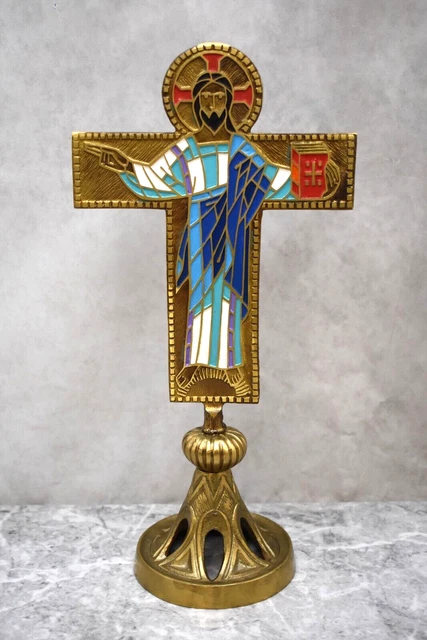 Older Contemporary Altar Cross, Corpus, Crucifix (CU560) chalice co. Older Contemporary Altar Cross, Corpus, Crucifix (CU560) chalice co.
