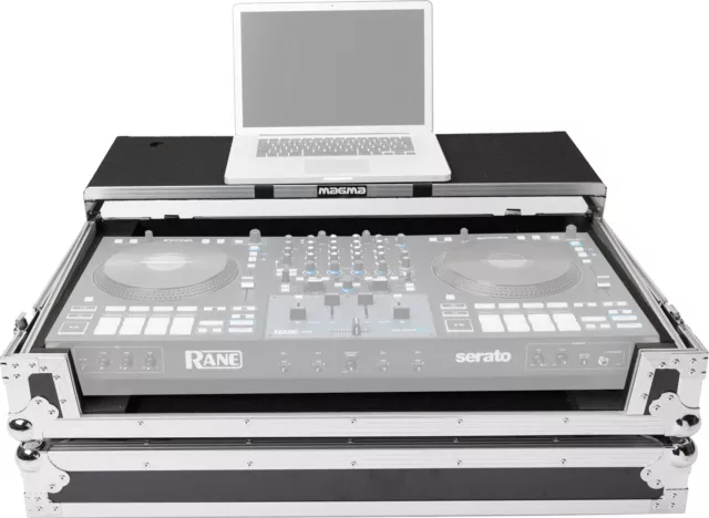 Magma DJ-Controller Transportcase & Workstation für Rane Four mit Laptopablage