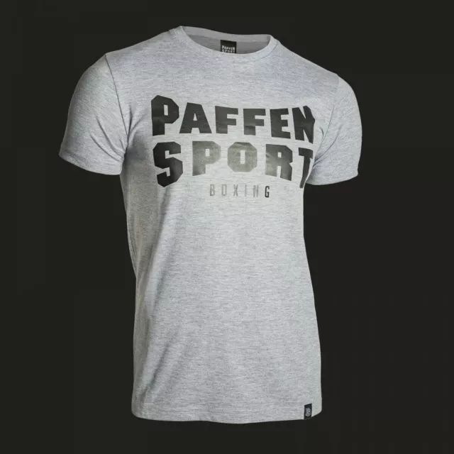 Paffensport Black Logo T-Shirt. Trainingsshirt, Kickboxen, Boxen, Muay Thai, MMA