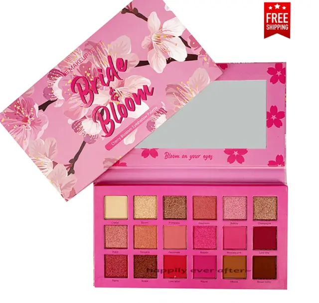 MAKEUP DEPOT Bride & Bloom 18 Color Eyeshadow Palette - AUTÉNTICO & NUEVO