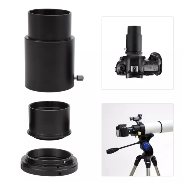 2in Telescope Eyepiece Extension Tube+Camera Adapter Ring+T2‑for T Adapt HB0