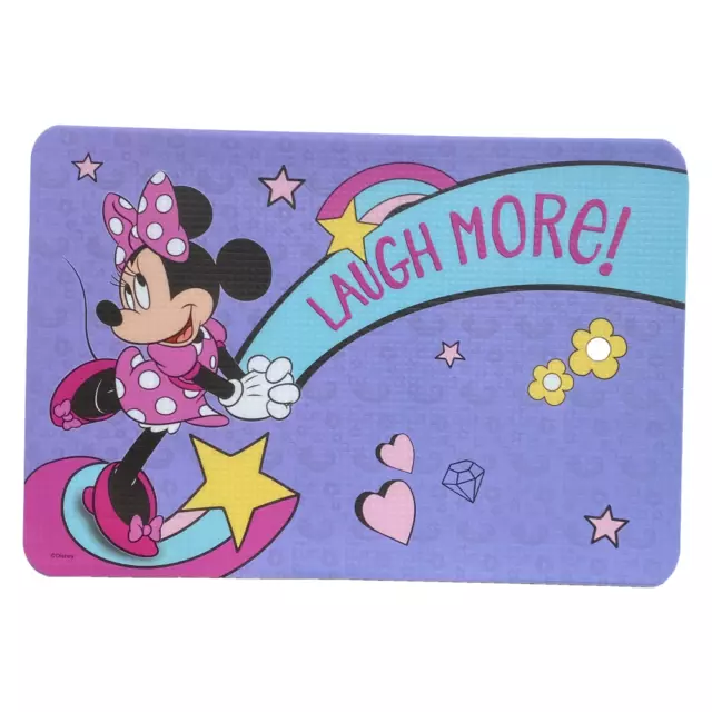 Tovaglietta Minnie Disney In Plastica Morbida Antiscivolo Ripiegabile Lavabile