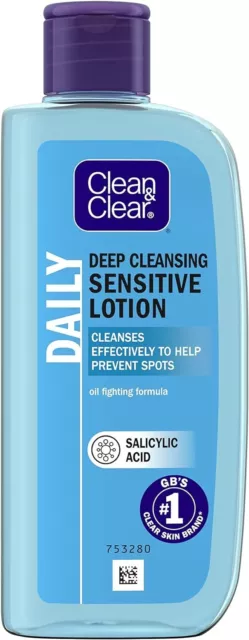 Clean & Clear Deep Cleansing Lotion for Sensitive Skin 200 ml