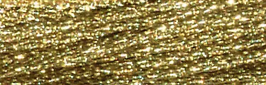 Paquete de 6 hilos bordados de efectos de luz DMC 8,7 yardas de luz oro 317W-E3821