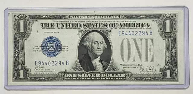 1934 *Funny Back* $1 Small Silver Certificate  (677)