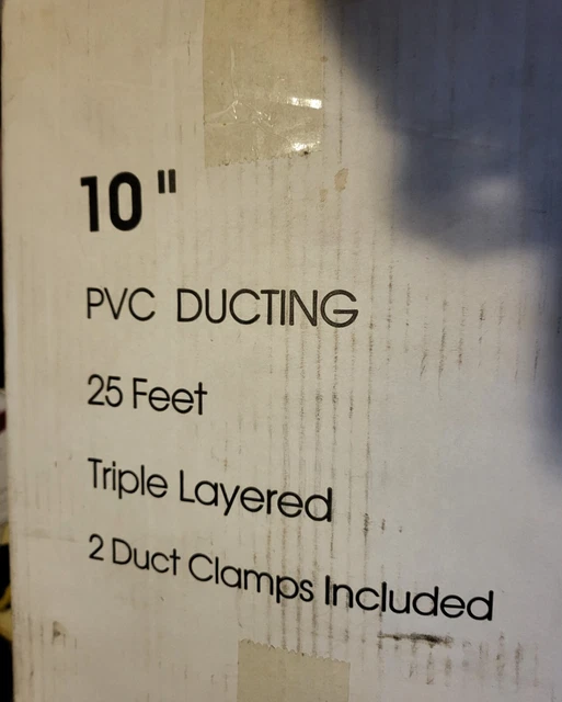 12" PVC DUCT FLEXIBLE HOSING - 25ft BRAND NEW °°° TRIPLE LAYERED°°°