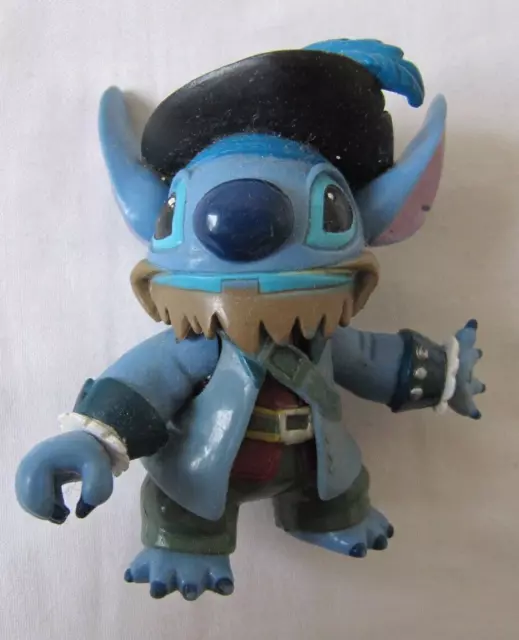 Disney Store Lilo Stitch As Pirates Of The Caribbean Captain Barbossa Pvc Figure