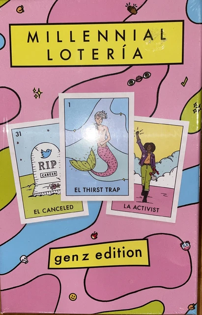Millennial Loteria Gen Z Edition Latinx Card Game BRAND NEW 2022 MEXICAN BINGO