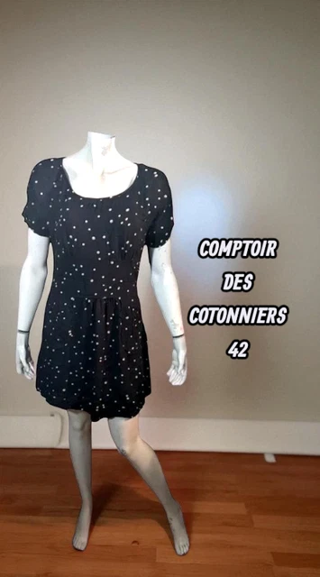 Comptoir des Cotonniers ☀️ T.36 robe 100% soie (Neuf (Voir description
