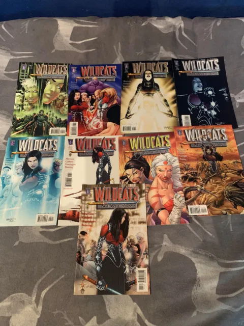 DC Comics / Wildstorm Wildcats Nemesis Complete #1 - #9 mini-series BUNDLE LOT