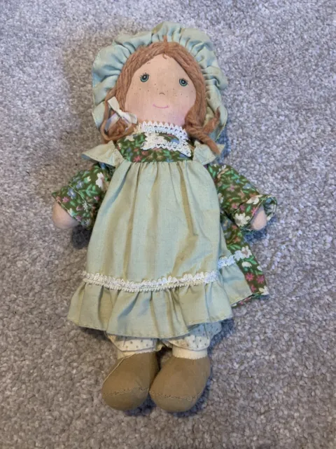 Holly Hobbie Friend Amy Rag Doll Knickerbocker Vintage Dolly Toy 1975