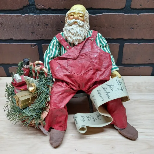 Possible Dreams Clothtique Santa with Nice List 1988