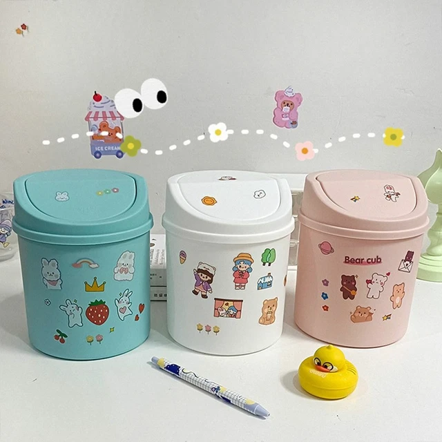 Desktop Dustbin Garbage Disposal Waste Bin Trash Can Garbage Bin Dustbin Basket