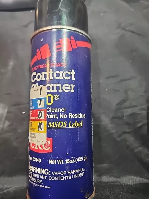 Vintage Crc 02130 Electrical Grade Qd Contact Cleaner, Aerosol Can, 15 Oz