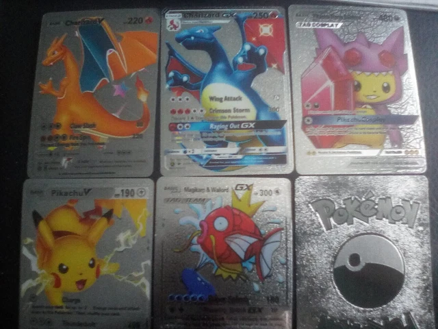 silver foil pokemon cards Charizard main image 1