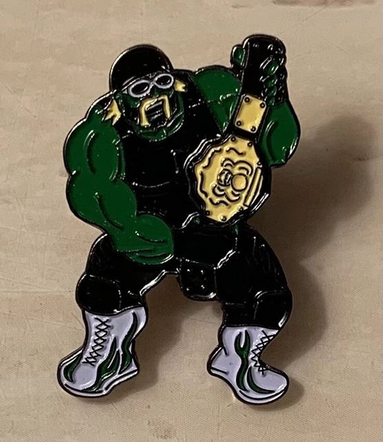 WWF WWE MARVEL Hollywood Hulk Hogan And The Hulk Mashup Enamel Pin