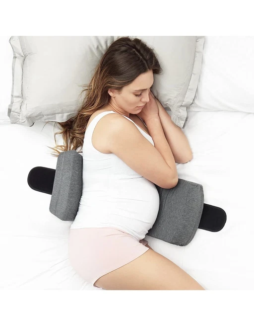 Belly Bandit Women’s S.O.S. Side Sleeper Pregnancy Pillow - Gray