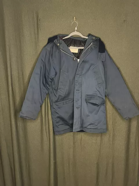 Vintage B-9 Civilian Navy Parka Coat Mens Medium