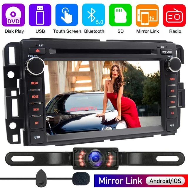 Car Stereo DVD Player For GMC Yukon Chevy Silverado Sierra GPS Navi Radio+Camera