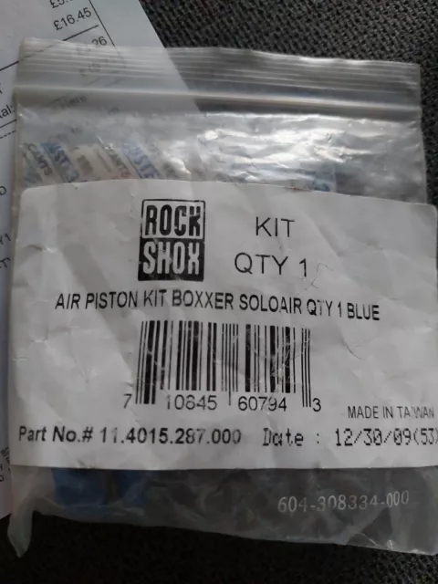 Rock Shox Air Piston Kit Boxxer soloair 11.4015.287.000 spares parts