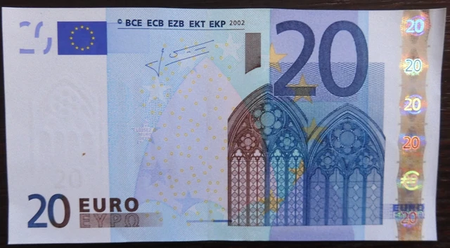 Billet De 50 Euros Année 2002 Signé Jean-Claude Trichet Série X
