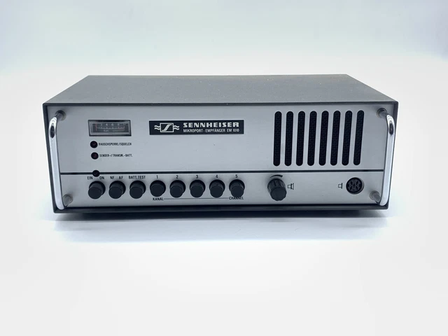 Microport Mic SENNHEISER MICROPORT RECEIVER EM1010 Microphone Collector Channel 37 ...