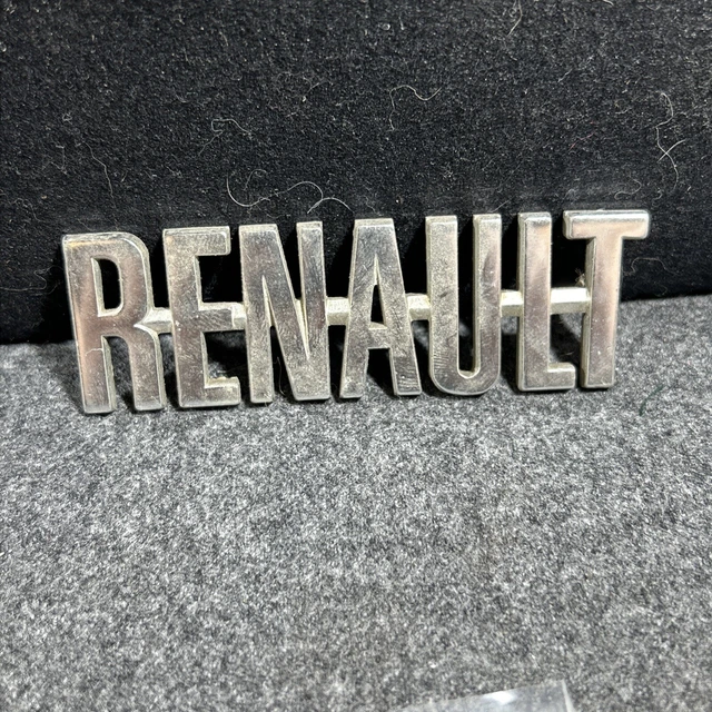 Emblème Logo Renault Losange Vintage 1959 En Métal - Pour Hayon, Occasion Avec Usure Légère