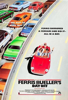 FERRIS BUELLER'S Giorno Spento Vintage Film Poster Film A4 A3 Stampa Cinema