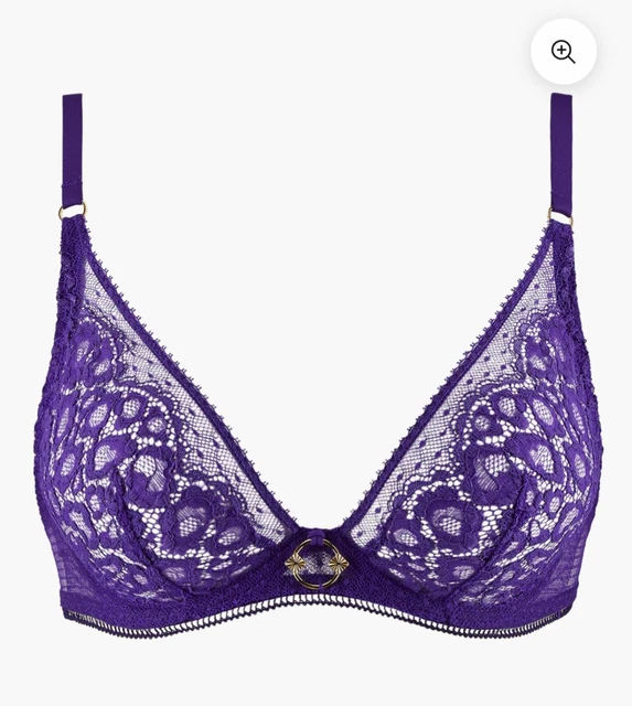 Soutien-gorge Aubade Passion Crépuscule - Taille FR85G (EU70G, UK32F), Bleu Nuit, Corbeille Avec Armatures